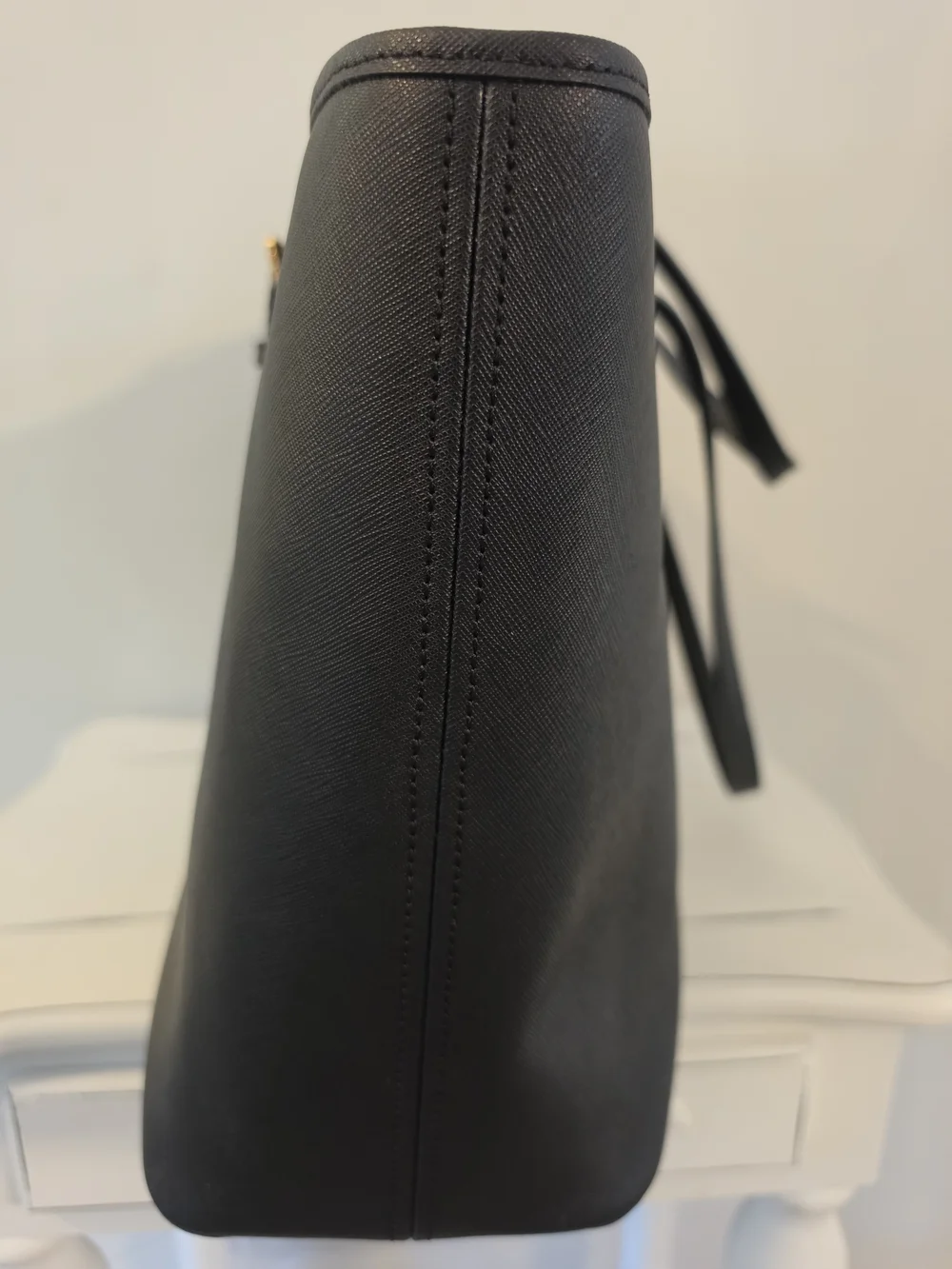 Michael Kors Black Leather Tote Bag Laptop